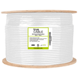 RG6 Quad Shield Coax Outdoor White 1000ft