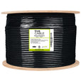 RG6 dual shield coax Riser black 1000ft
