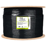 RG6 dual shield coax outdoor black 1000ft