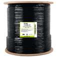RG6 dual shield coax outdoor black 500ft
