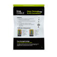 Cat5e Pass Through RJ45 Connectors | Shielded | 100pc | Packaging Back