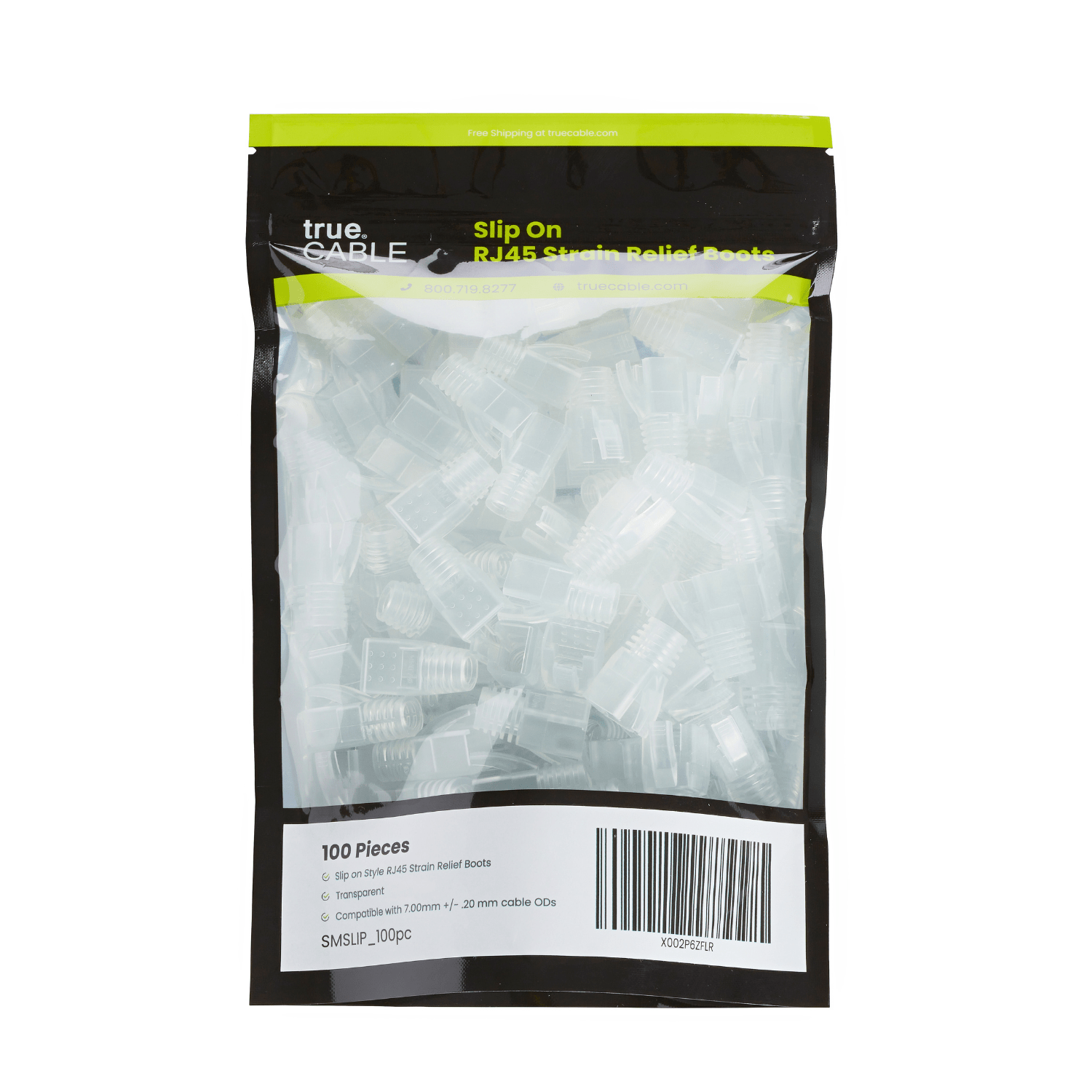 Slip On RJ45 Strain Relief Boot | Small | 100pc | Packaging