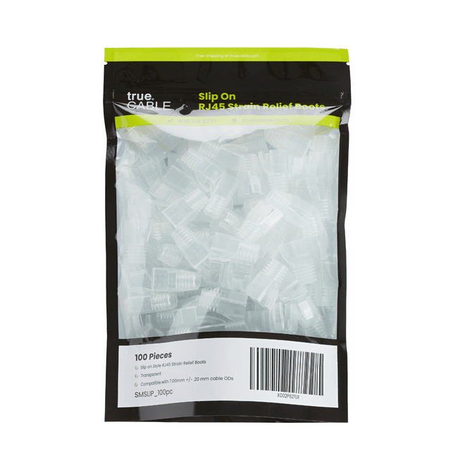 Slip On RJ45 Strain Relief Boot | Small | 100pc | Packaging