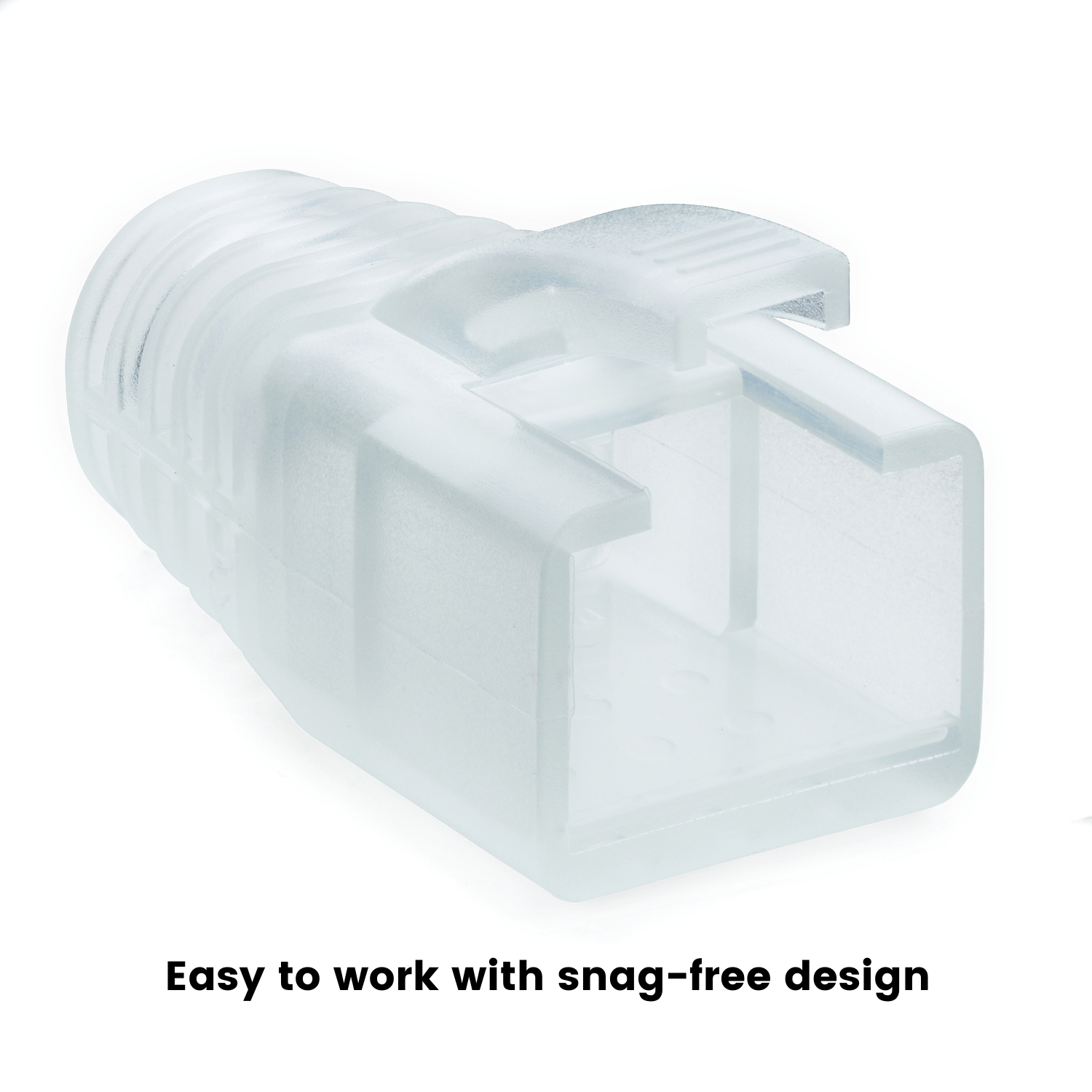 Slip On RJ45 Strain Relief Boot | Large | 100pc | Side View