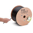 Cat5e unshielded outdoor ethernet cable, 1000ft, black
