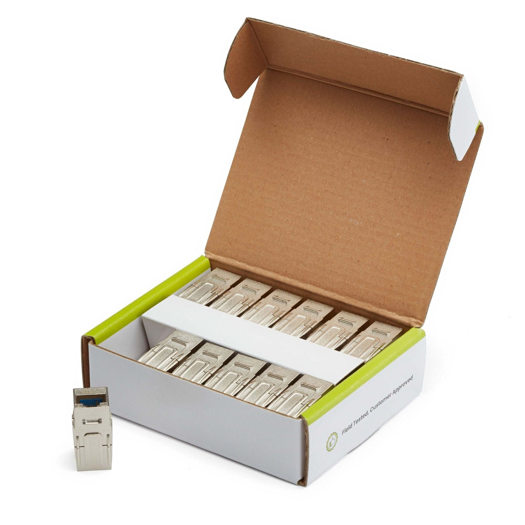 Cat6 Keystone Jack Coupler | Shielded | 12pc | open box