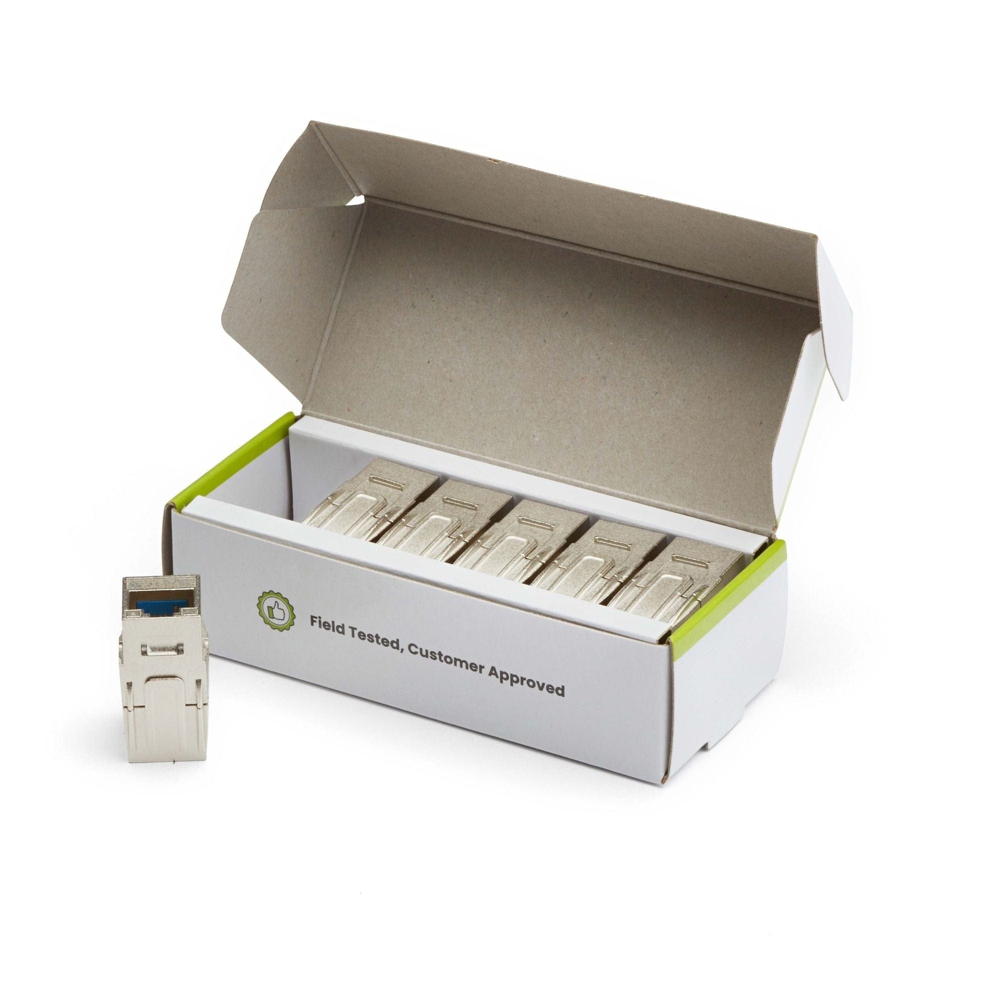 Cat6 Keystone Jack Coupler | Shielded | 6pc | open box