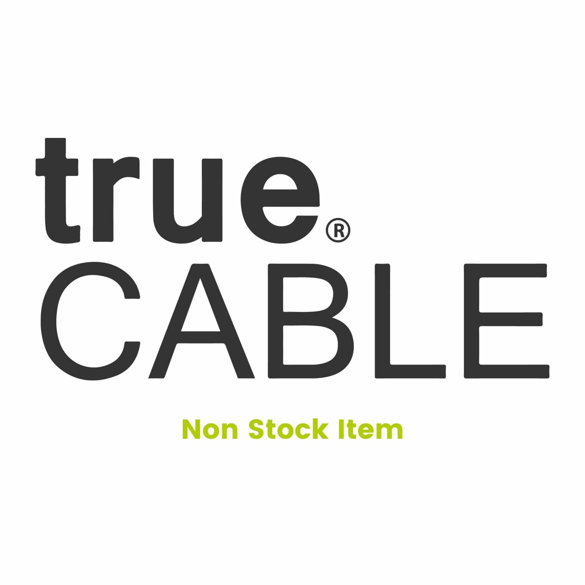Cat6 Shielded Riser Ethernet Cable Black 500ft trueCABLE Non Stock Item