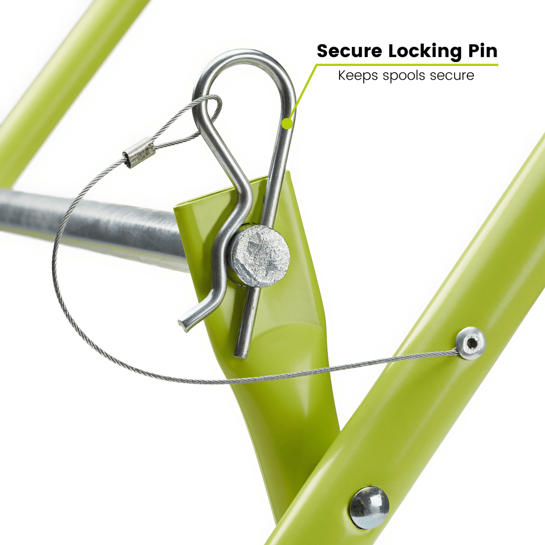 trueCADDY Secure Locking Pin to Keep Spools Secure.