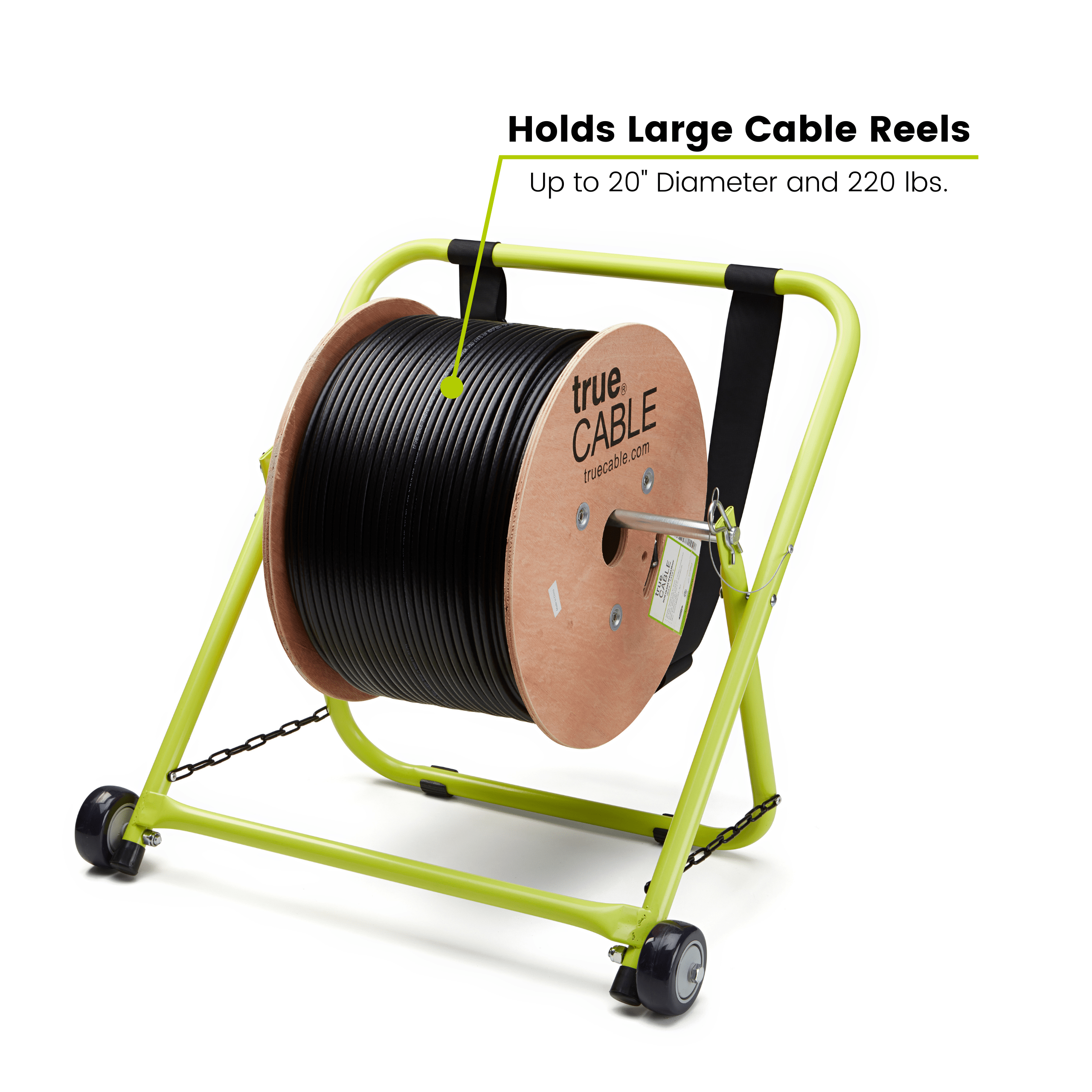 Cable Reel Caddy Cable Holder Stand Wire Foldable Wires Pulling