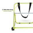 trueCADDY- 2 inch Wide Web Strap to Enhance Portability.