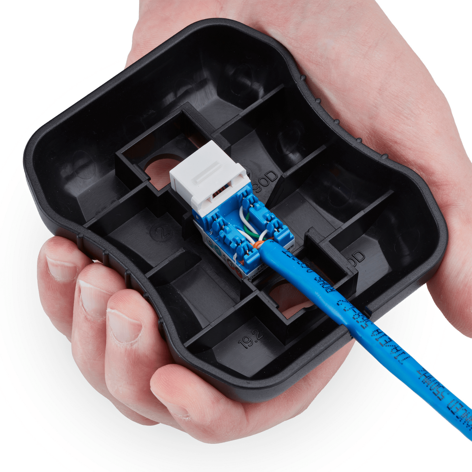 trueCABLE Handheld Termination Aid Keystone Jack Complete